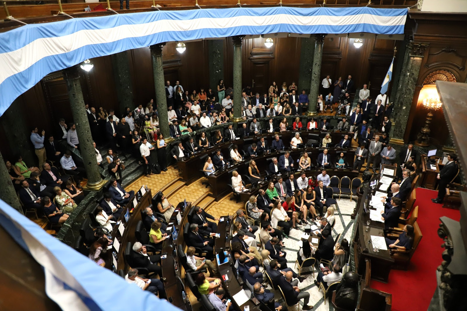 Horacio Rodríguez Larreta inauguró hoy el período de sesiones ordinarias de la Legislatura de la Ciudad de Buenos Aires.