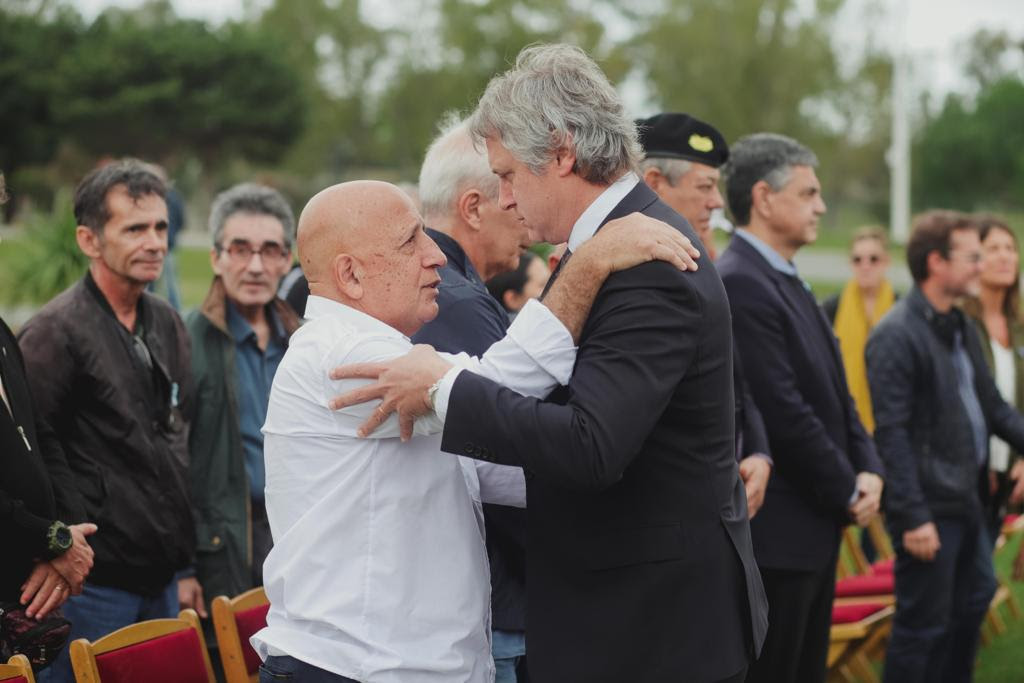 La Ciudad de Buenos Aires rindió homenaje a los caídos y veteranos de la guerra de Malvinas.