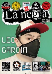 Tapa de la revista La Negra de Septiembre 2020