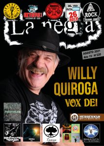 Tapa de la revista La Negra de Agosto 2021