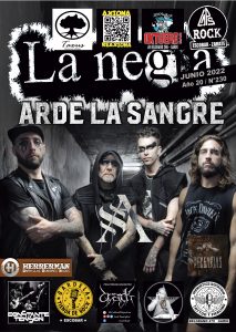 Tapa de la revista La Negra de Junio 2022