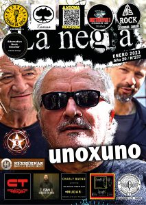 Tapa de la revista La Negra de Enero 2023