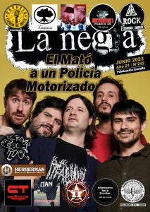 Tapa de la revista La Negra de Junio 2023