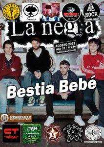 Tapa de la revista La Negra de Agosto 2023