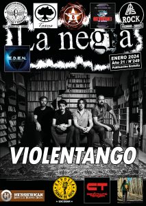Tapa de la revista La Negra de Enero 2024