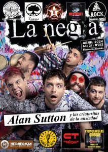 Tapa de la revista La Negra de Abril 2024