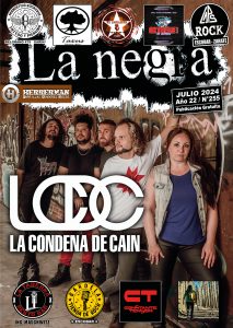 Tapa de la revista La Negra de Julio 2024