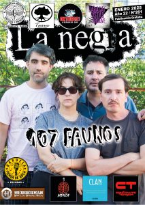 Tapa de la revista La Negra de Enero 2025