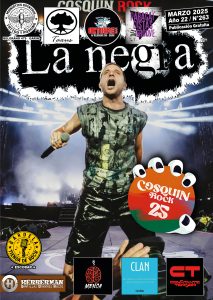 Tapa de la revista La Negra de Marzo 2025