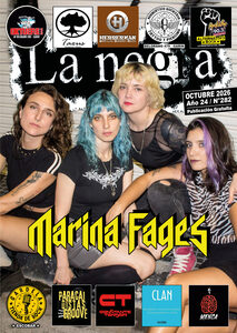 Tapa de la revista La Negra de Octubre 2026
