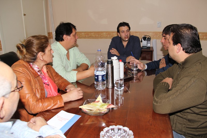 Reunión entre concejales del PJ y Walter Blanco