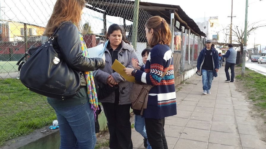 El Frente Renovador, por calles garinenses