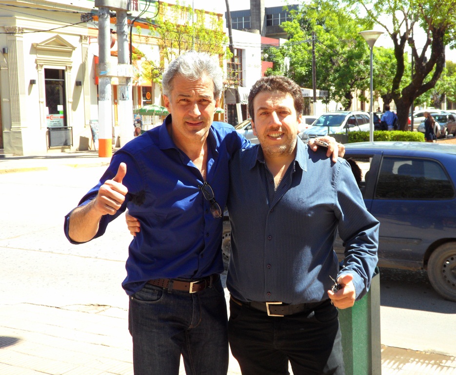 Walter Blanco recibió al mediático Ivo Cutzarida