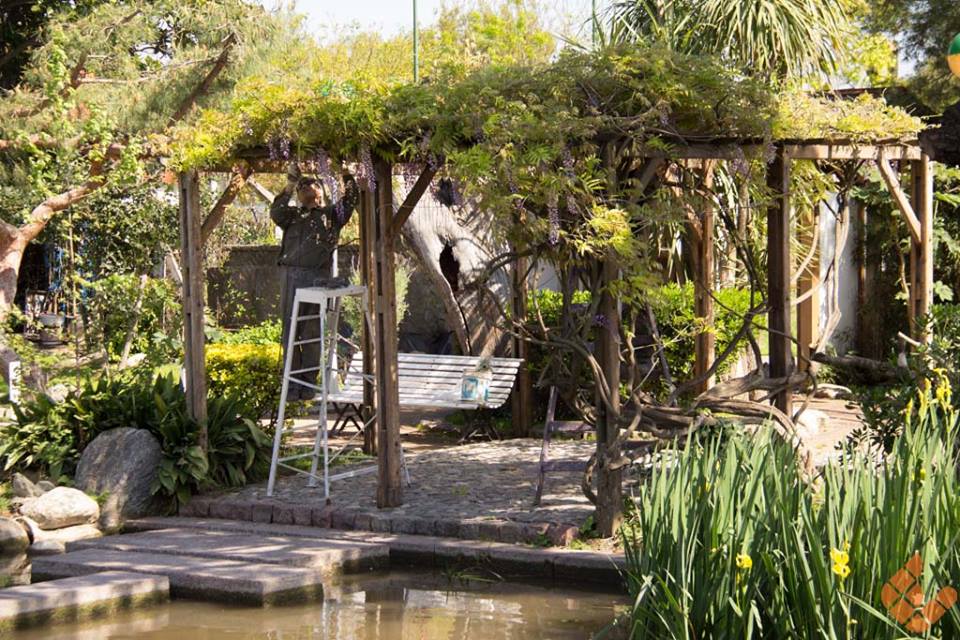 Acondicionan el Jardín Japonés para fiesta aniversario