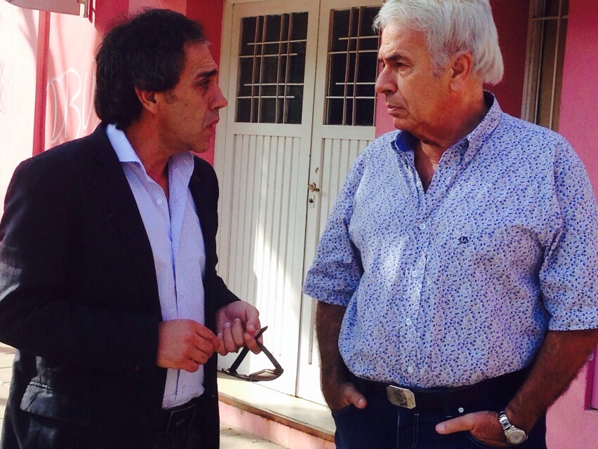 Guzmán se reunió con De la Sota
