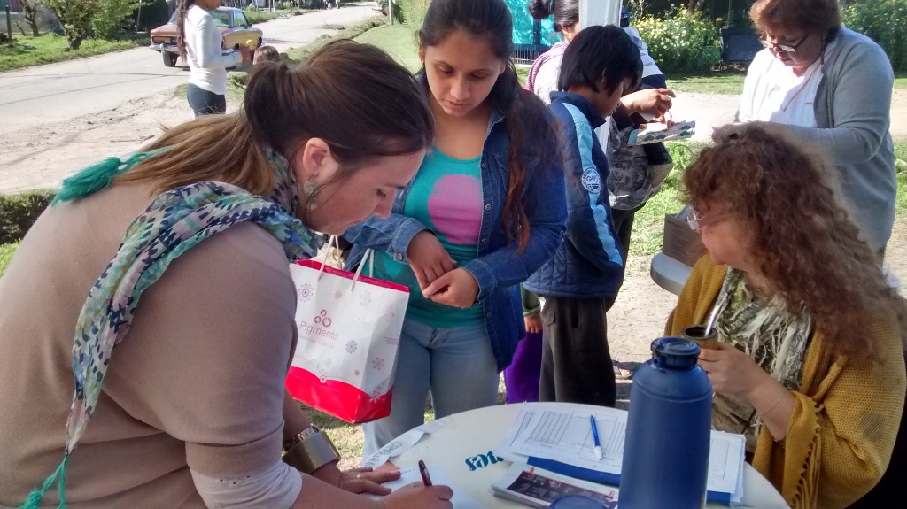 Relevamiento sanitario en el barrio Itatí