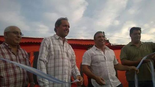 Daniel Scioli, otra vez en Escobar