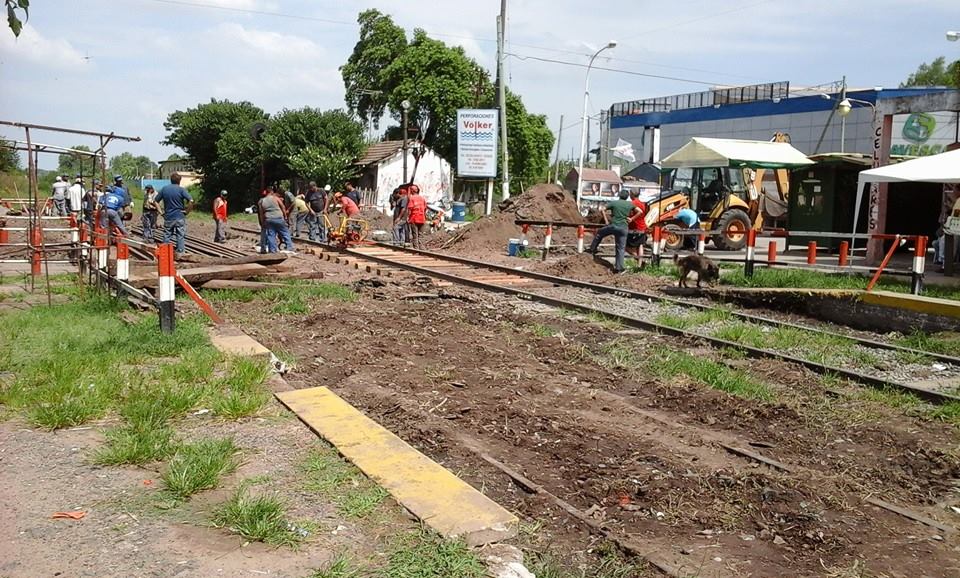 Comenzaron los arreglos en las vías