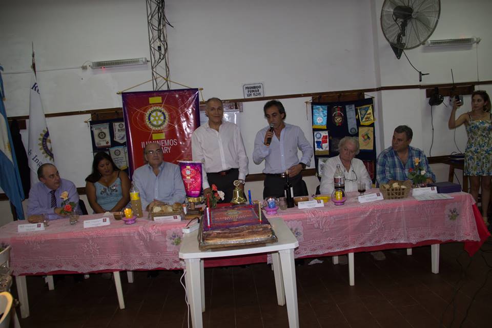 Sandro Guzmán participó de los festejos del Rotary Club de Maschwitz