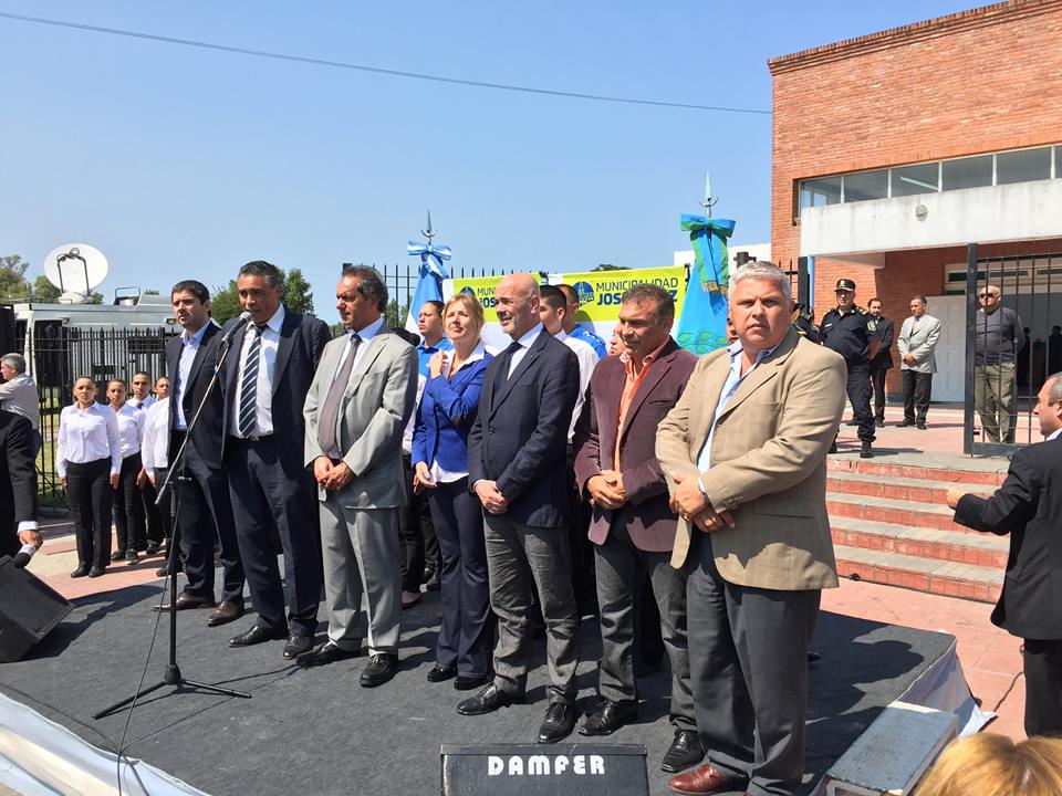 “Acero” Cali, acompañando a Scioli y Casal