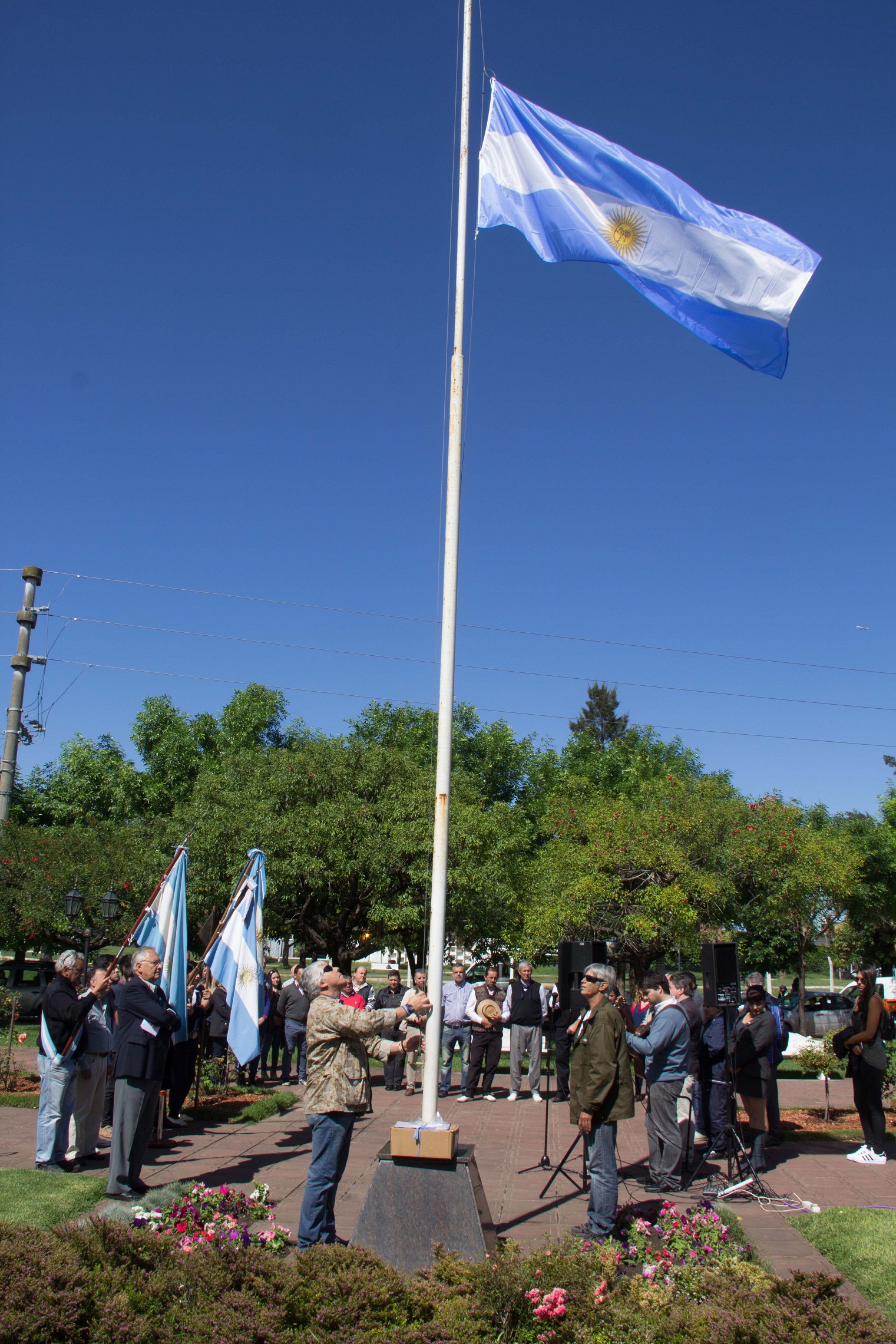 Acto oficial por el Día de la Soberanía Nacional