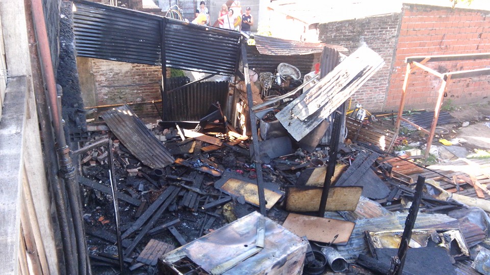 Familia de Matheu perdió todo en un incendio