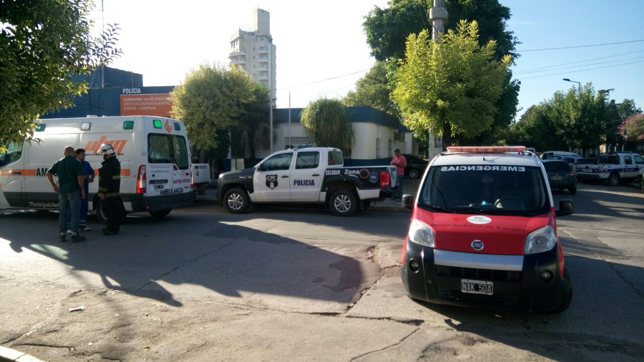 Un detenido incendió el calabozo en la Comisaría de Escobar
