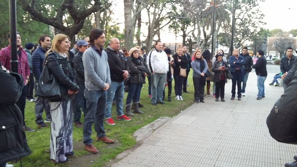 Jornada peronista en la plaza San Martín