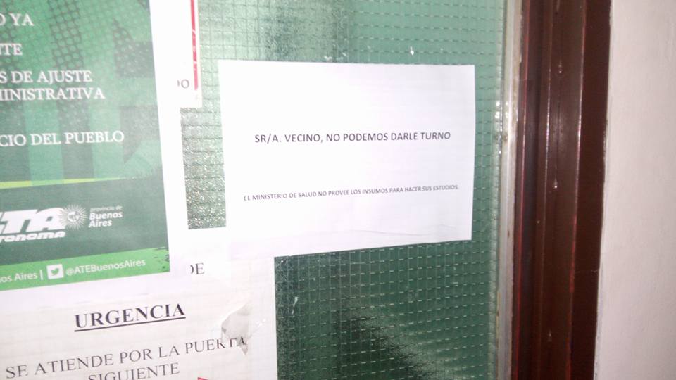Desde el Erill disparan: “La falta de atención del Ministerio de Salud es preocupante”