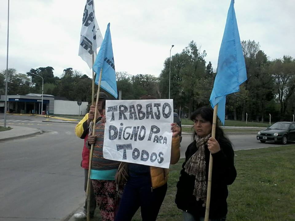 Barrios de Pie también protestó en Maschwitz