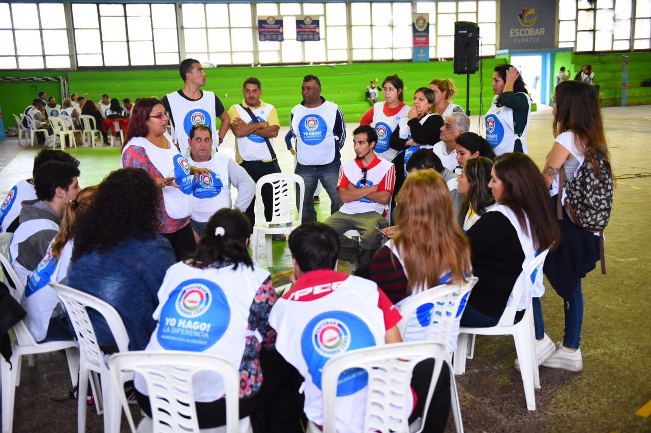 Escobar Hambre Cero: más de 500 vecinos participaron de la primera jornada de voluntariado