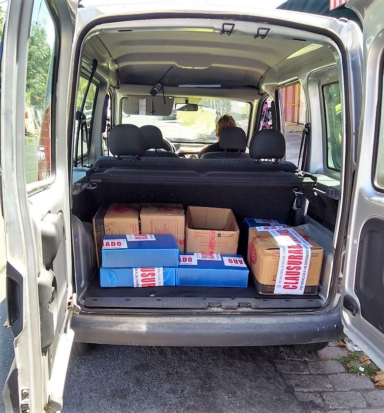 Decomisan mercadería ilegal a un vendedor ambulante