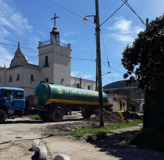 Lograron que el camión atmosférico no pase por una calle de Savio