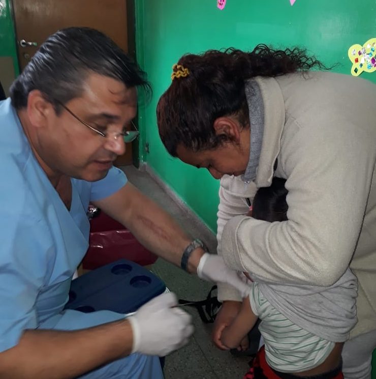 Escobar: más de 300 niños recibieron vacunas contra el sarampión, la rubéola y la papera