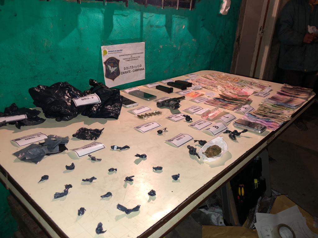 Detuvieron a cuatro sujetos que vendían cocaína y marihuana en Maquinista Savio y Garín