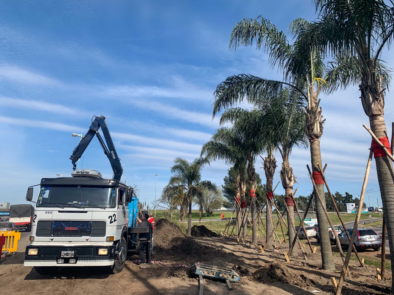 Avanzan los trabajos de puesta en valor del acceso a Belén de Escobar