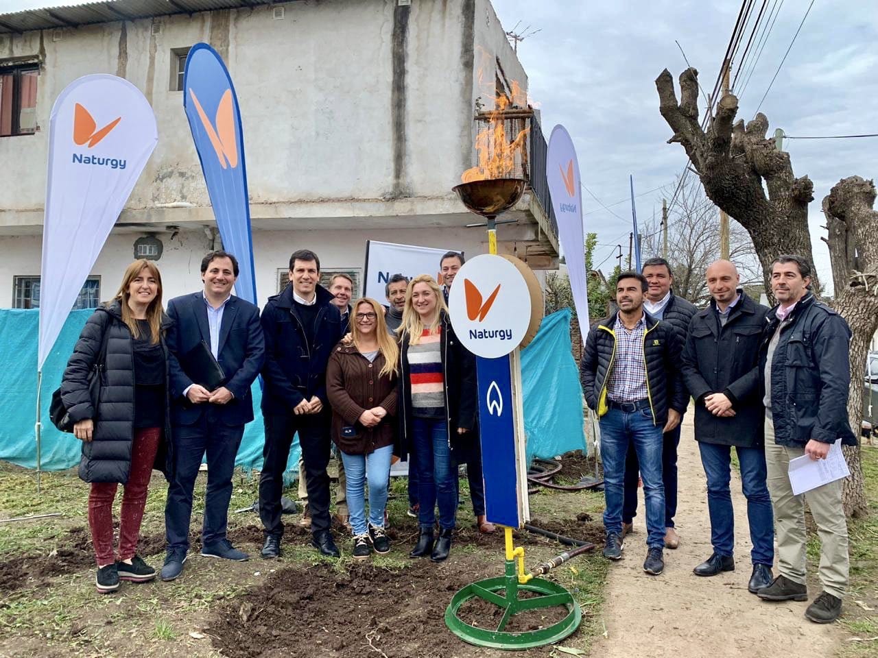 Naturgy inauguró la red de gas del barrio Parque Florido en Escobar