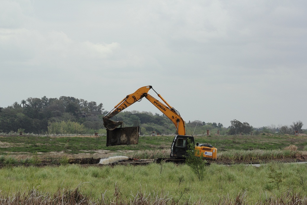 “Las obras avanzan en los humedales de la Cañada del Cazador”