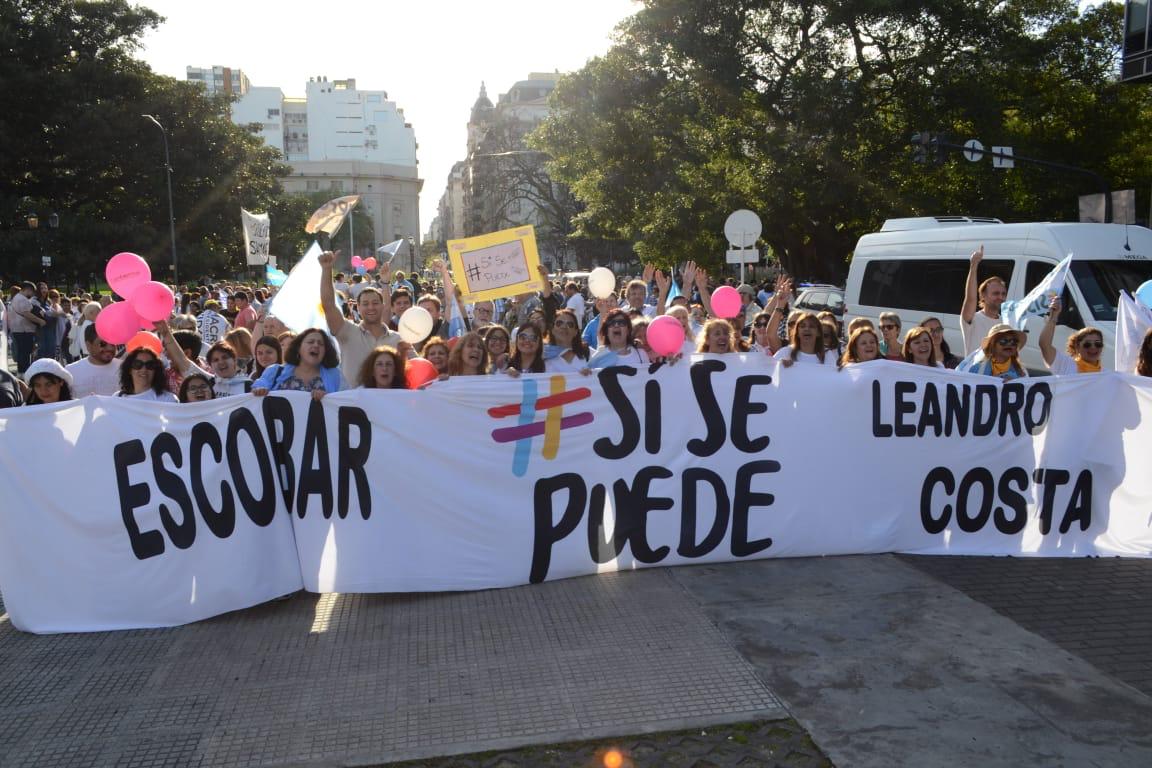 Escobar presente en La Marcha del Millón