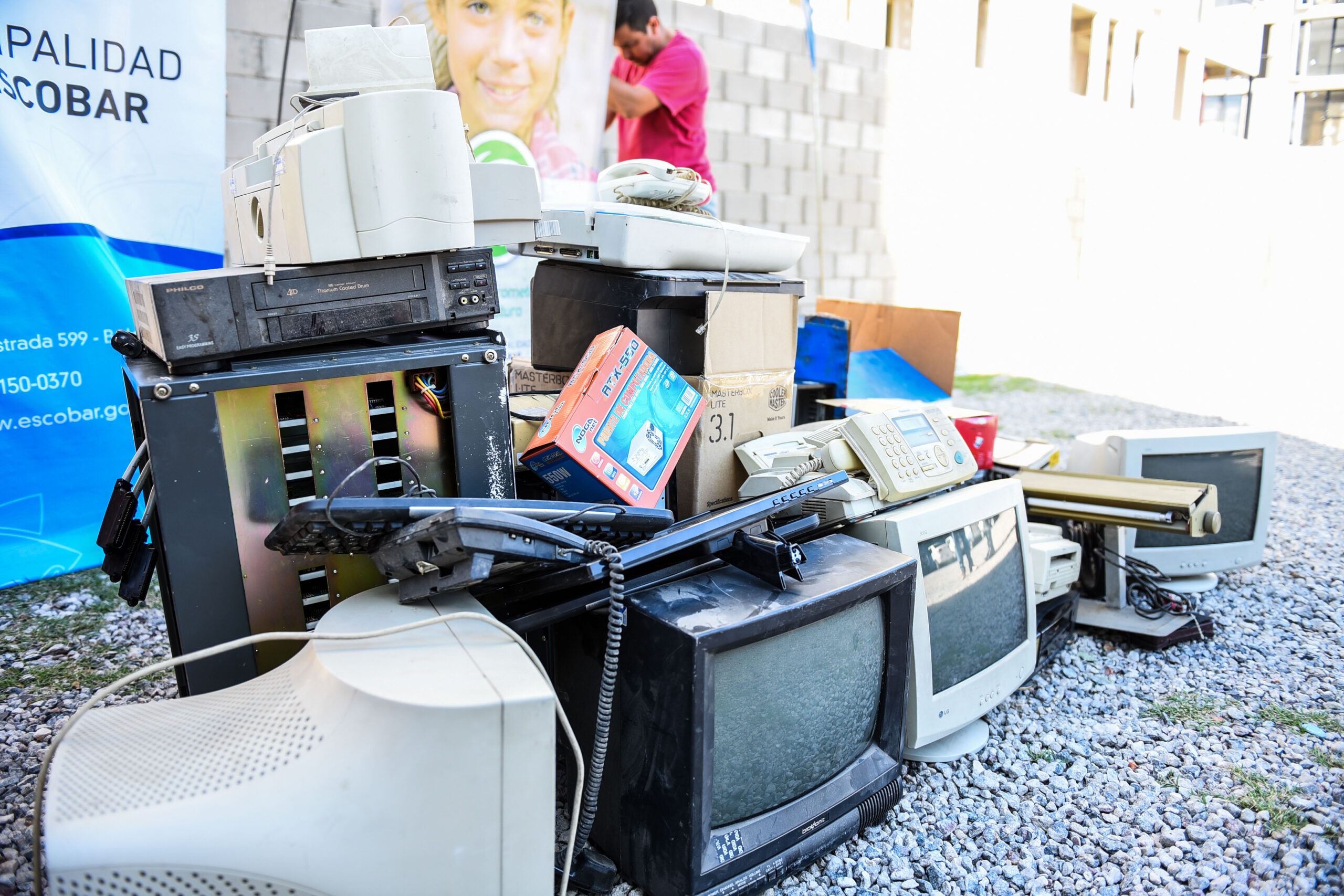 La Municipalidad de Escobar recolectó 30 mil kilos de residuos eléctricos y electrónicos