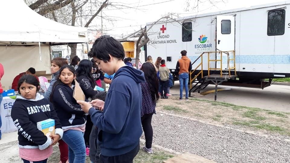 Operativo de salud en el barrio Villa Boote