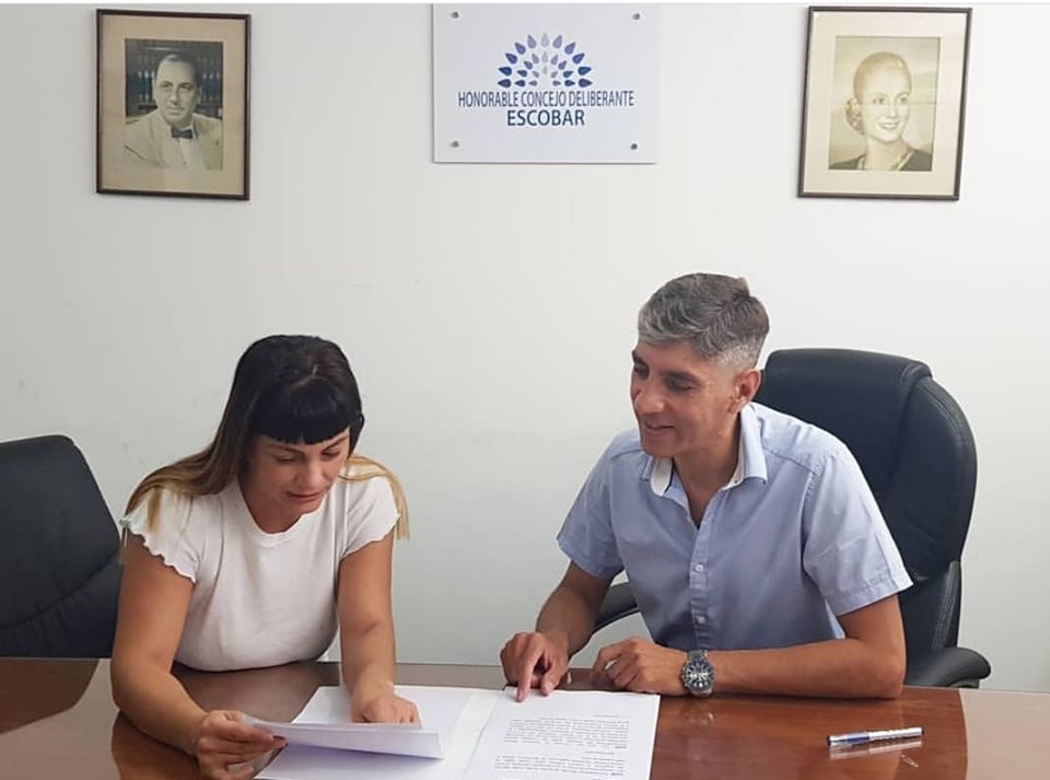 Carranza recibió en su despacho a Micaela Ferraro