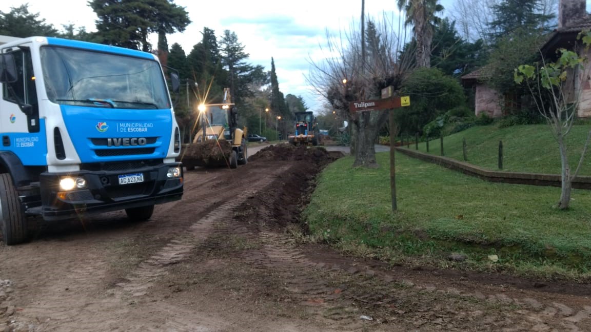 Espacio público: obras de mejora y mantenimiento en el Partido de Escobar