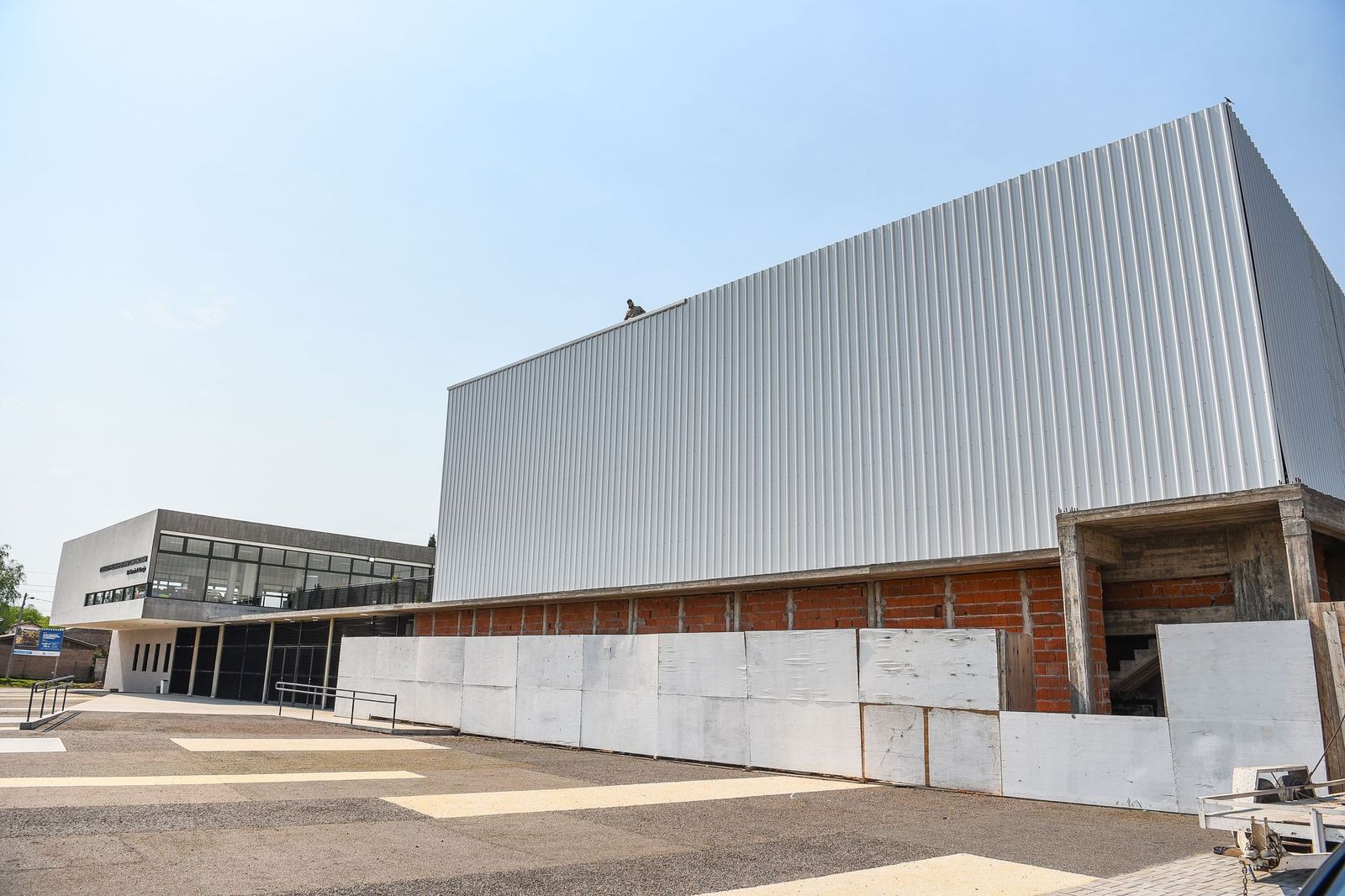 Continúan las obras de ampliación en el Colegio Ramón A. Cereijo