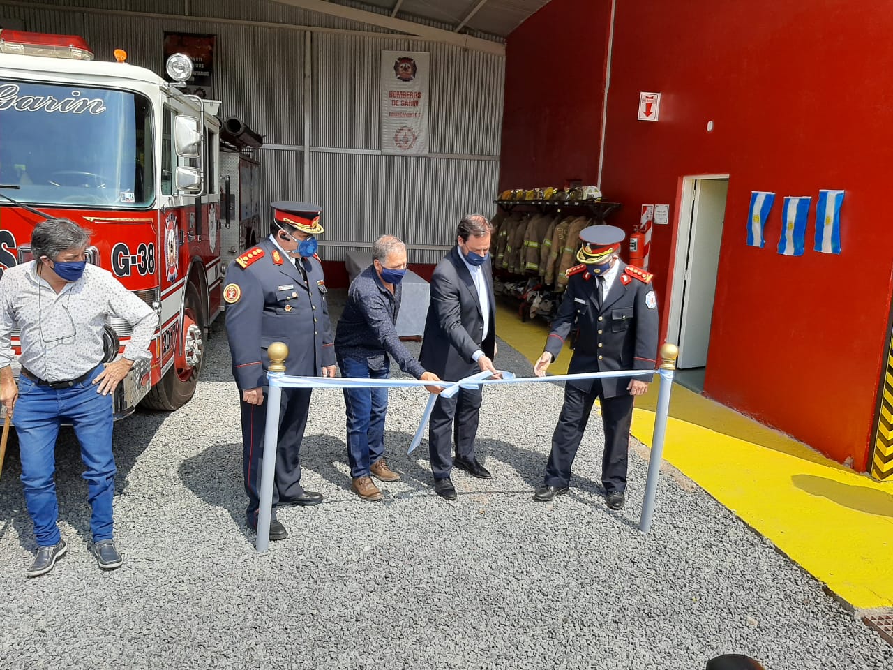 En su aniversario, Bomberos de Garín inauguraron oficialmente un destacamento