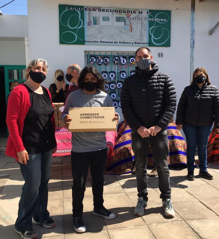Vergottini resaltó el programa de entrega de netbooks “que fue frenada durante el gobierno anterior”