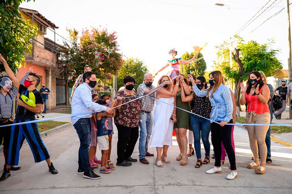 Se inauguró un nuevo tramo de la calle José Verdi en Los Polvorines
