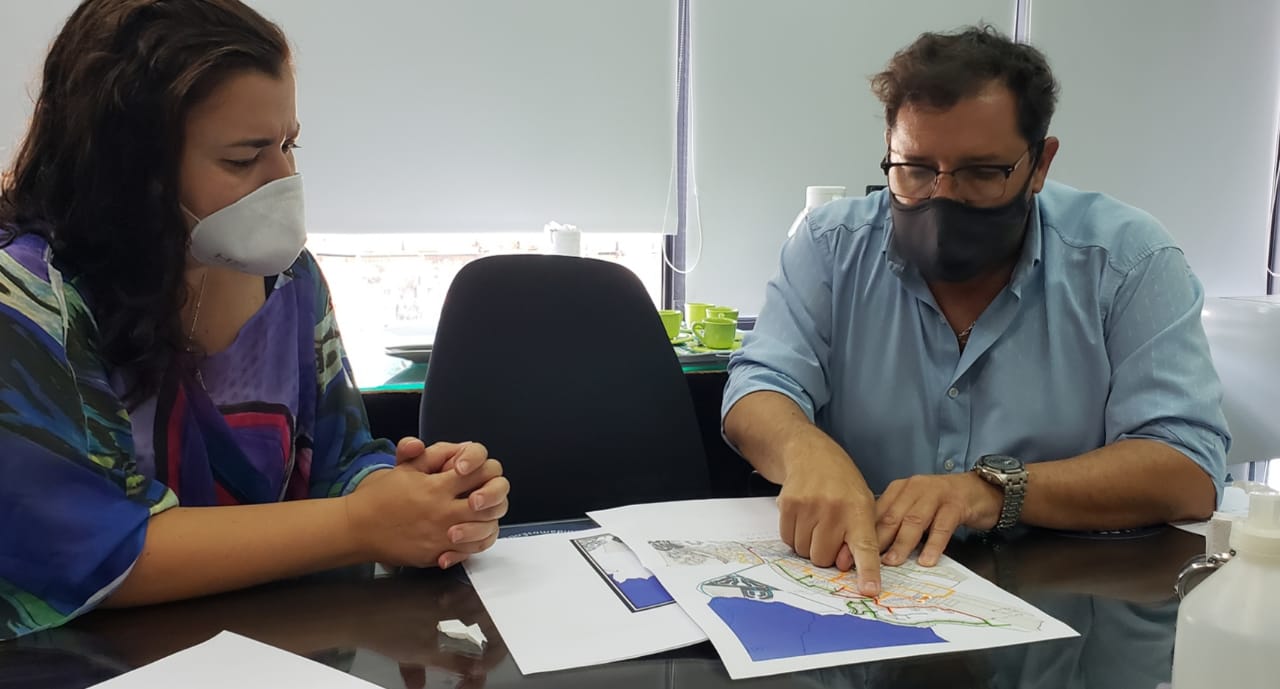 Rocío Fernández se reunió con autoridades de Edenor