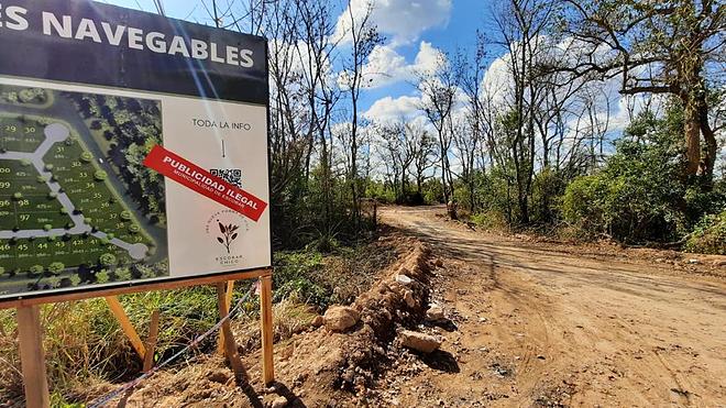 La Municipalidad de Escobar clausuró un loteo clandestino y formuló la denuncia penal