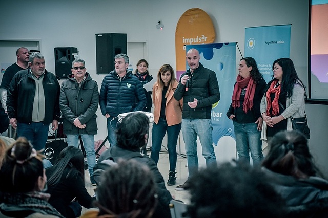 Beto Ramil y Juan Zabaleta participaron en la primera capacitación para 100 emprendedores y emprendedoras del distrito